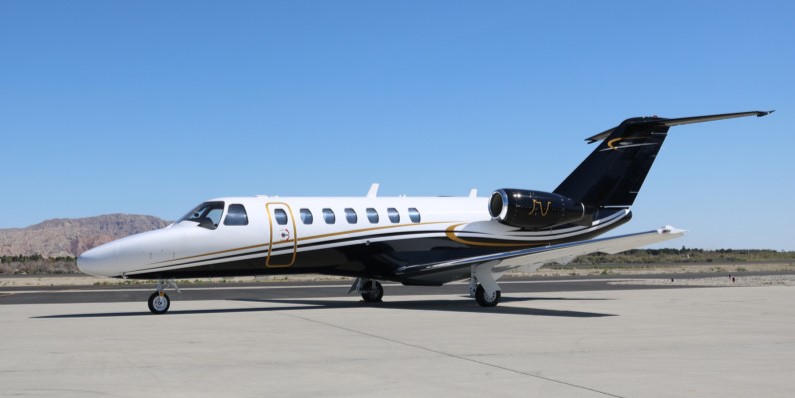 Maastricht → Cannes · Cessna Citation CJ3