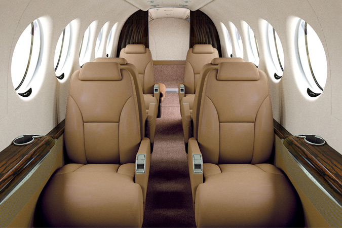 Beechcraft King Air 350 impressie 2