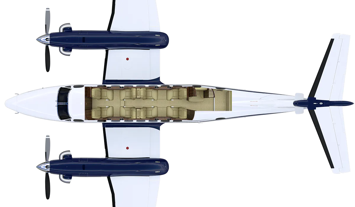 Beechcraft King Air 350 impressie 1