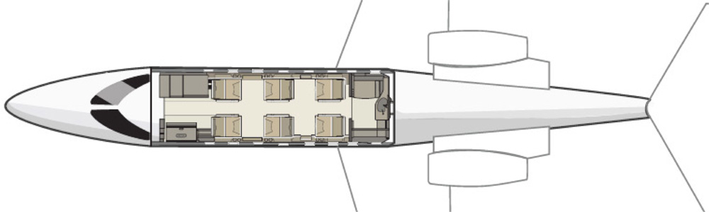 Bombardier Learjet 40 impressie 1